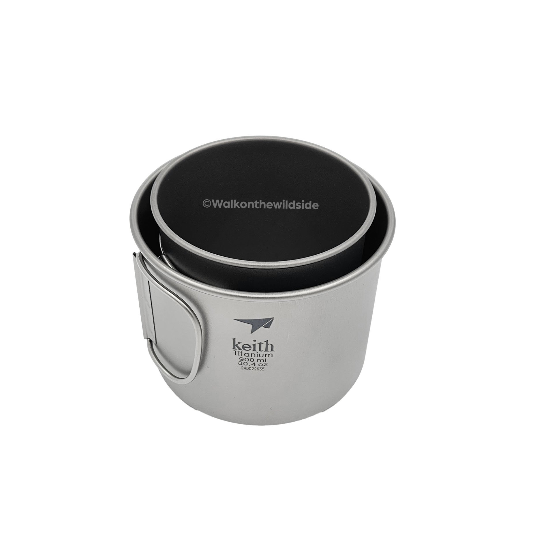 Keith Titanium 900 ml Topf mit 650 ml Topf darin